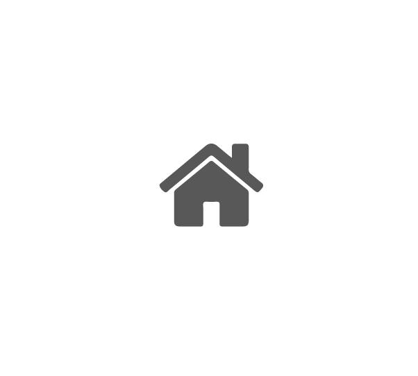 grey icon of a house